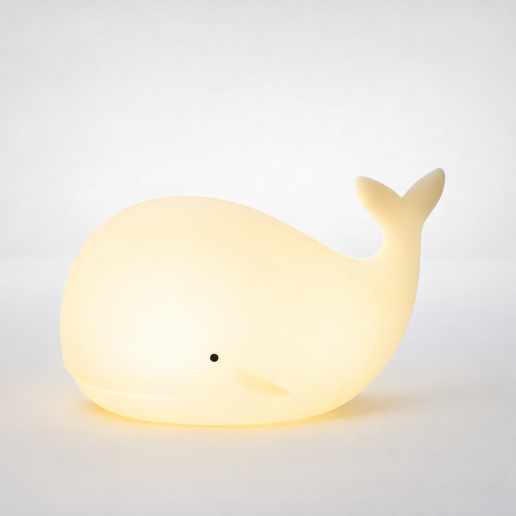 Veilleuse Baleine Bébé LED | WhaleGlow™