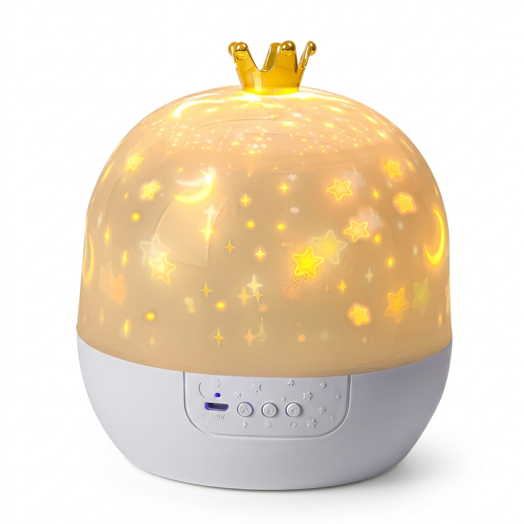 Lampe Projection Étoiles Rotative