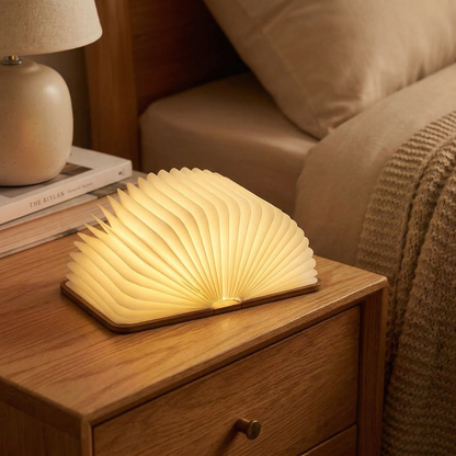 Lampe Livre en Bois | BookLight™
