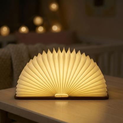 Lampe Livre en Bois | BookLight™