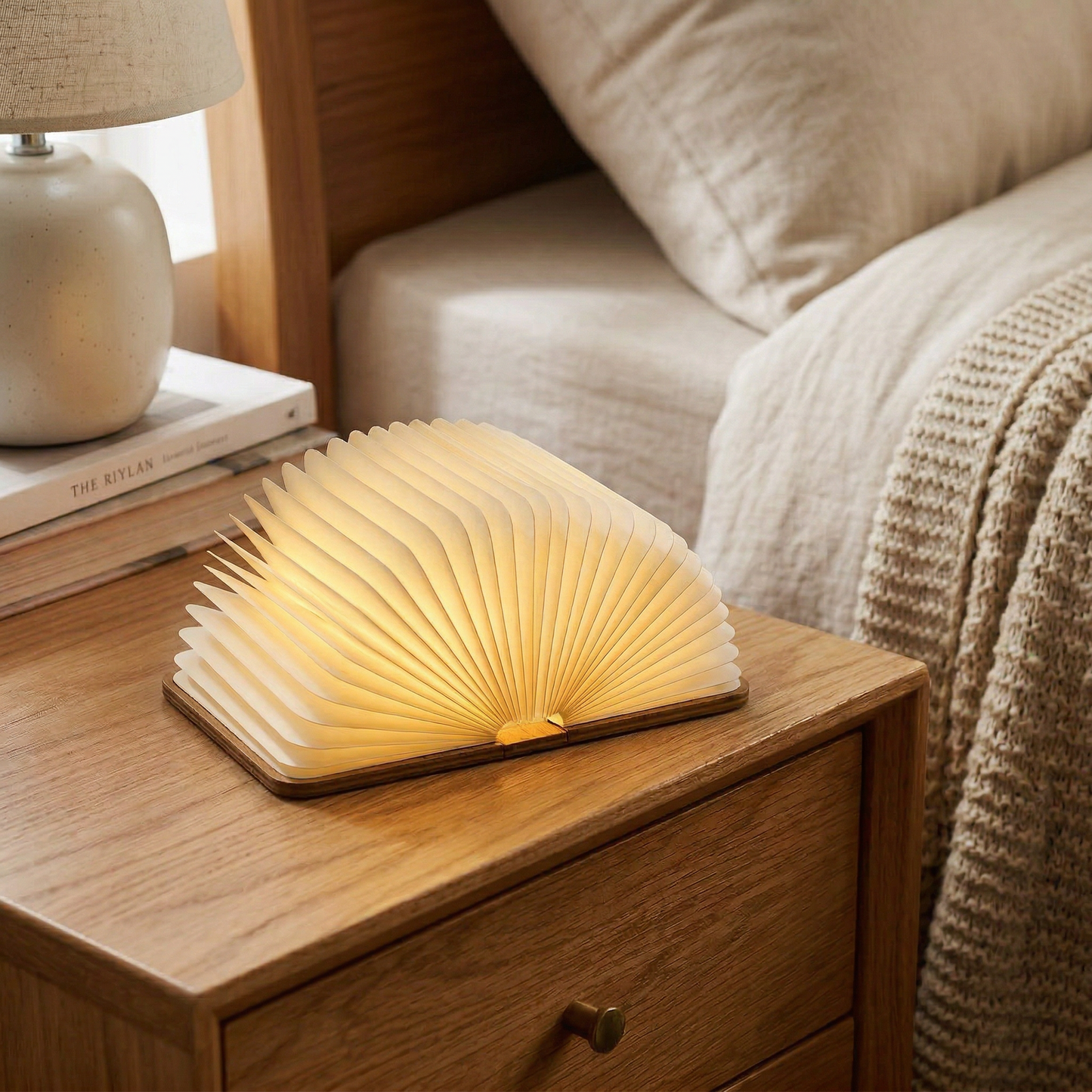 Lampe Livre en Bois | BookLight™