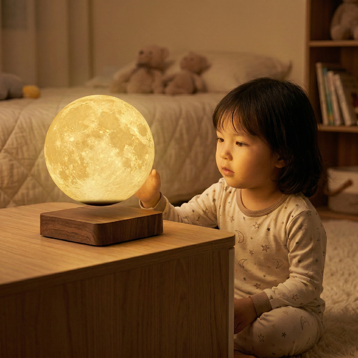 Lampe Lune Flottante 3D | MoonFloat™