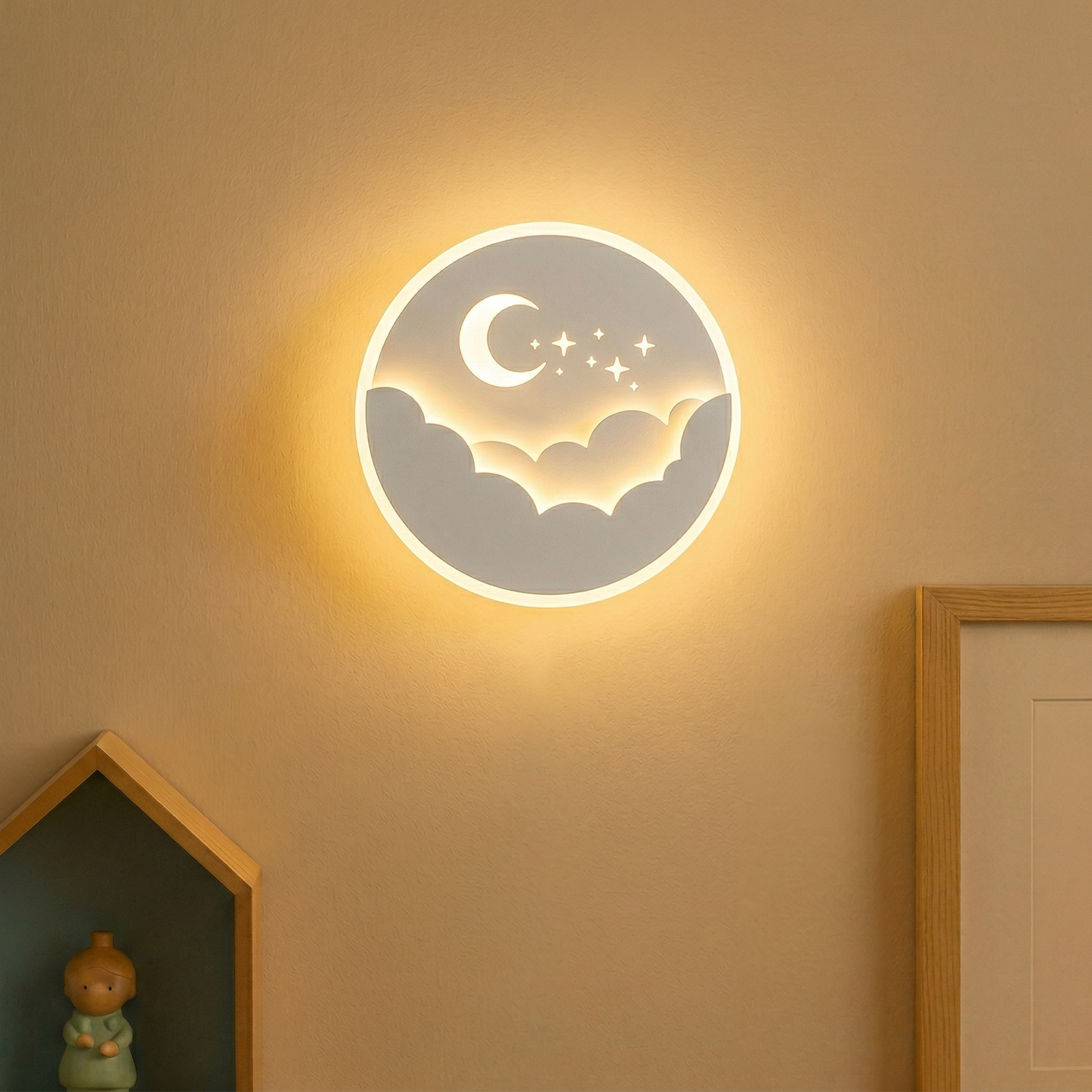 Lampe Murale Nuage, Lune & Étoiles | StarMoon™