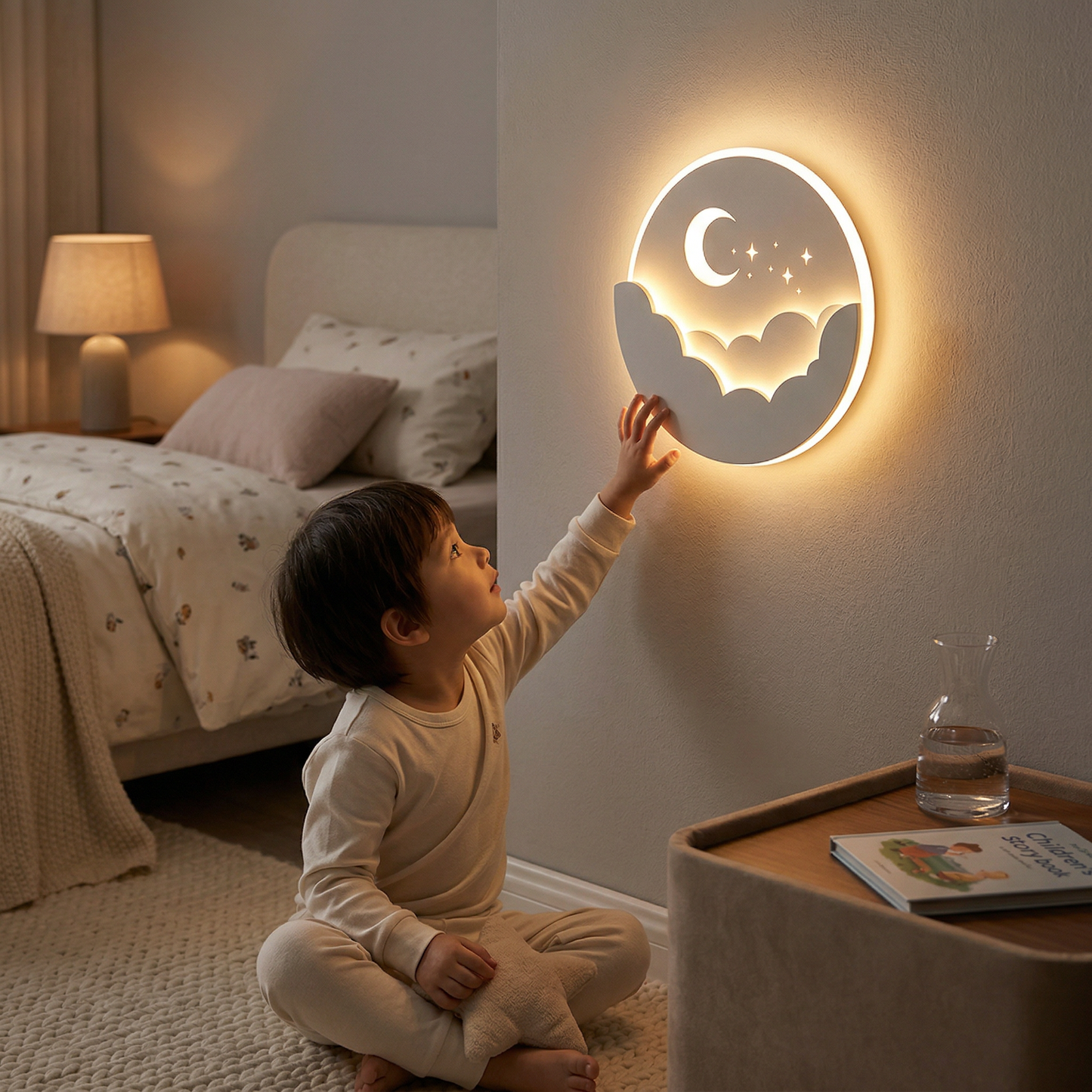 Lampe Murale Nuage, Lune & Étoiles | StarMoon™