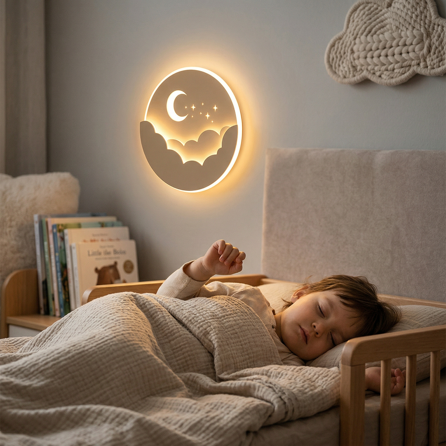 Lampe Murale Nuage, Lune & Étoiles | StarMoon™