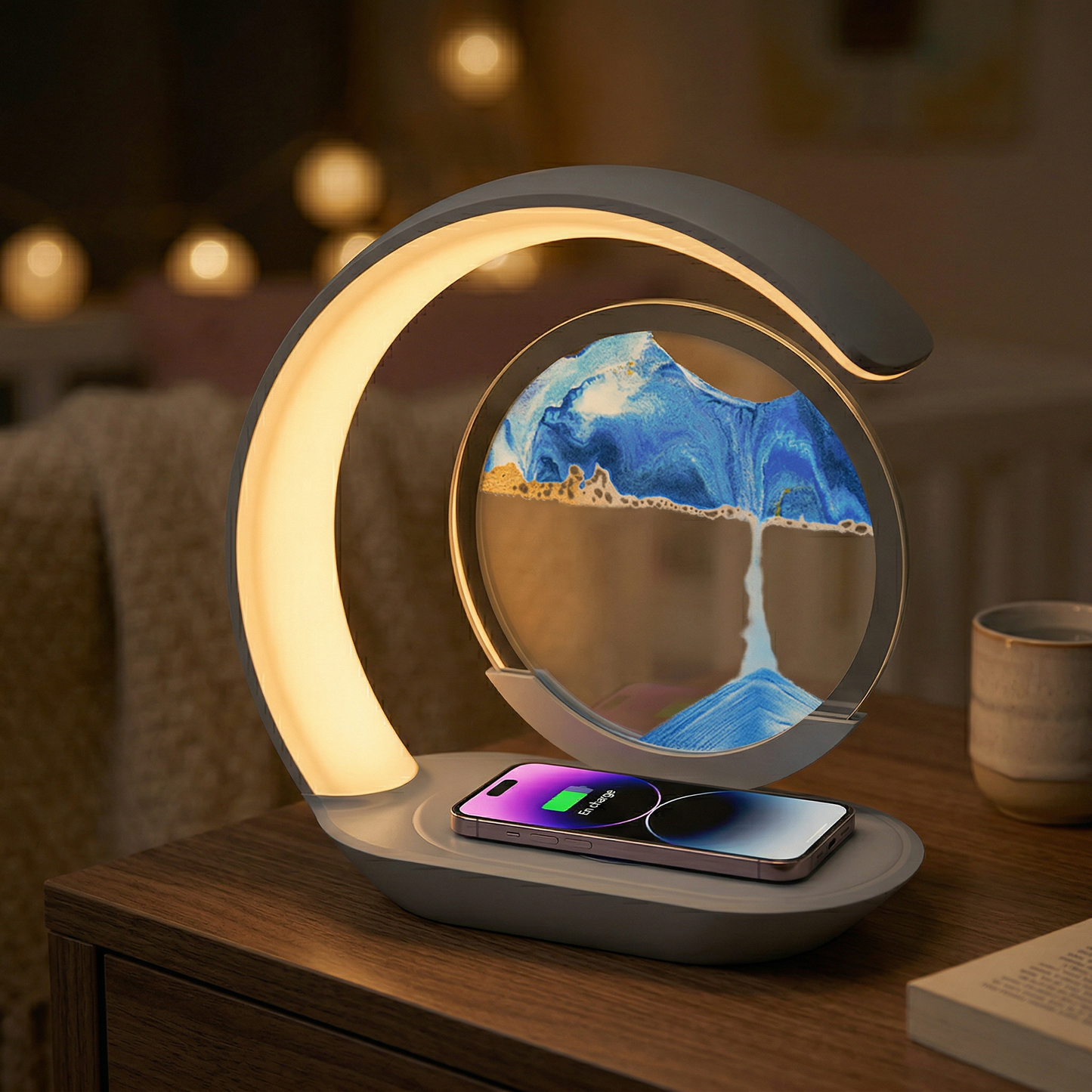 Lampe Sable 3D Bureau | QuicksandGlow