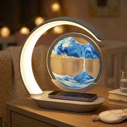 Lampe Sable 3D Bureau | QuicksandGlow