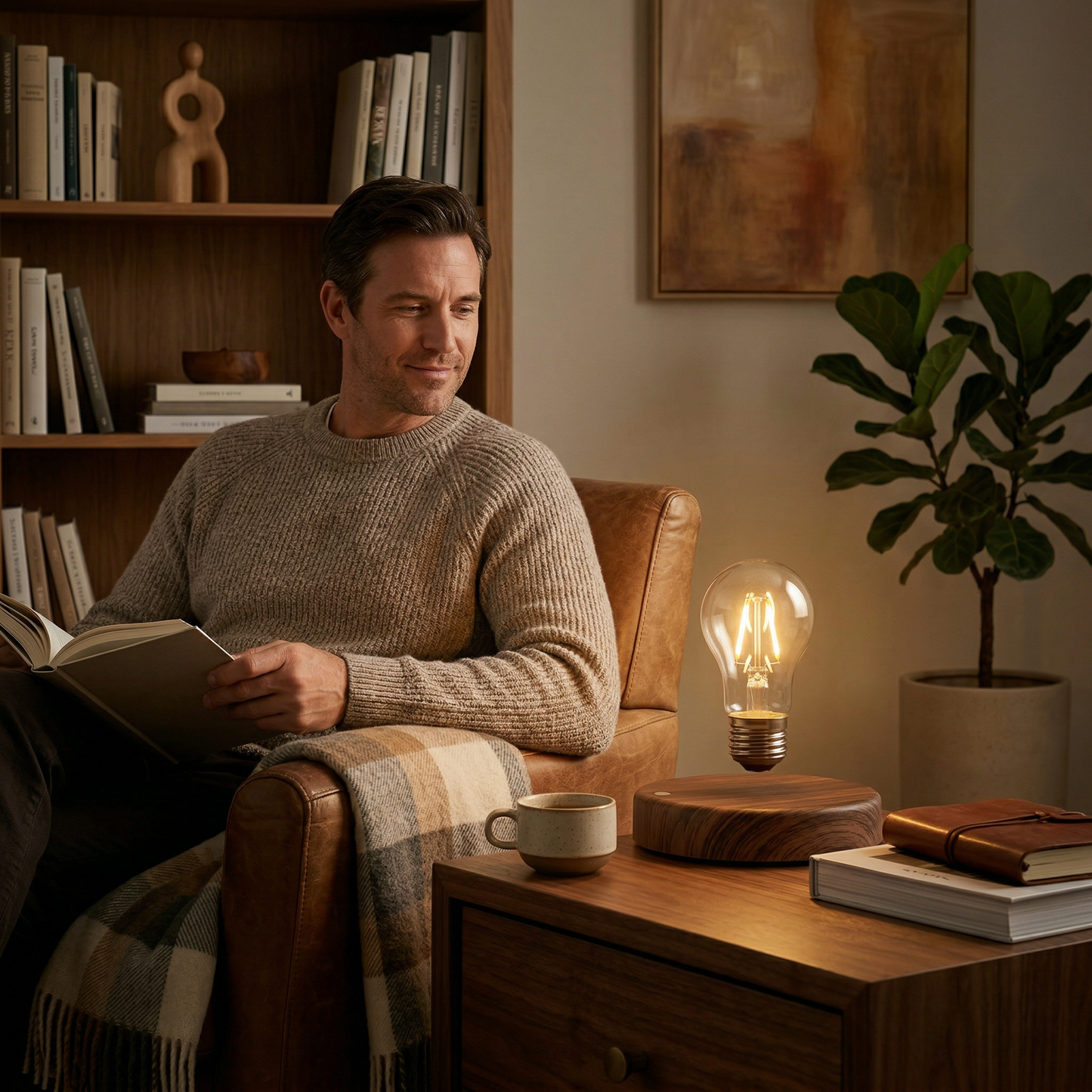 Lampe Lune Flottante 3D | MoonFloat™