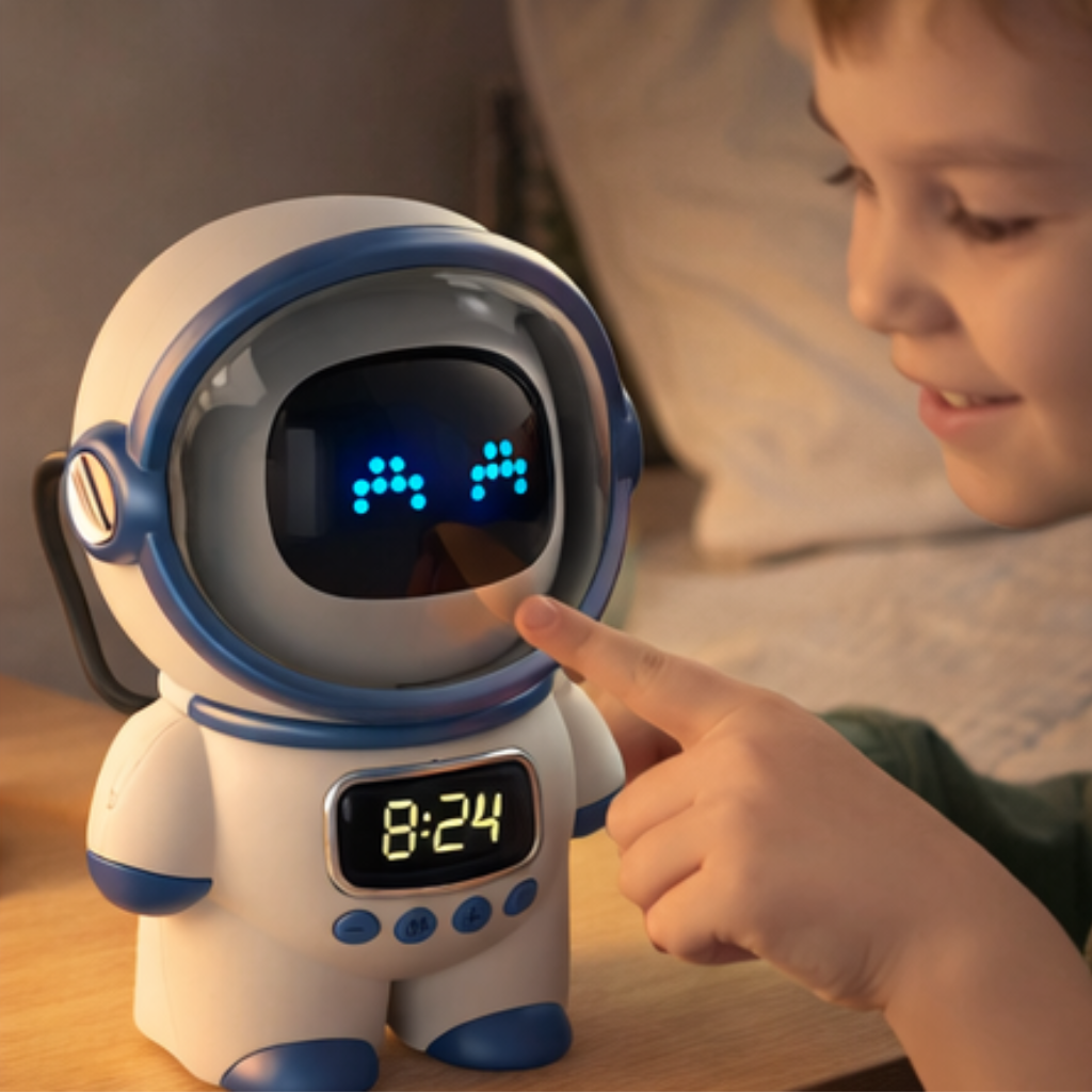 Réveil Astronaute LED