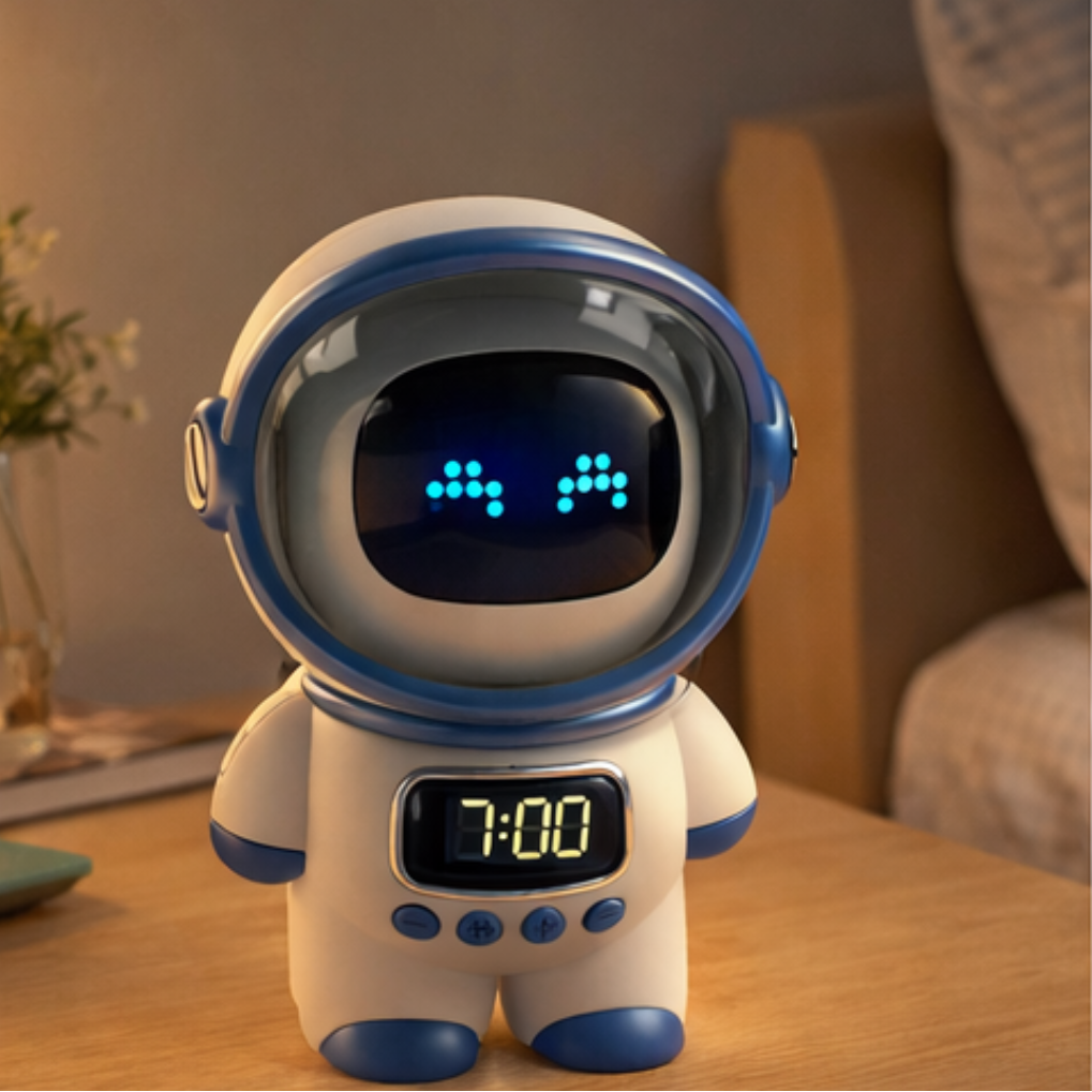 Réveil Astronaute LED bleu