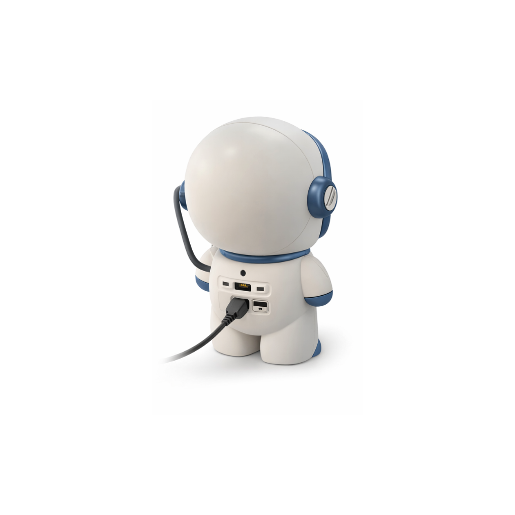 Réveil Astronaute LED dos