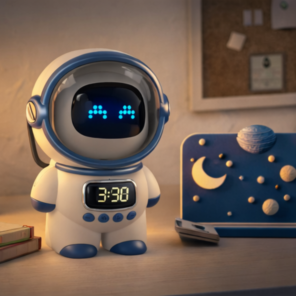 Réveil Astronaute LED