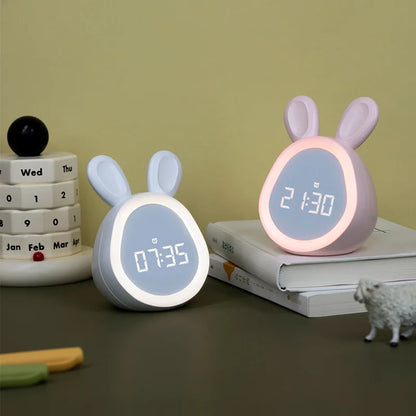 Veilleuse Lapin Réveil Bébé LED