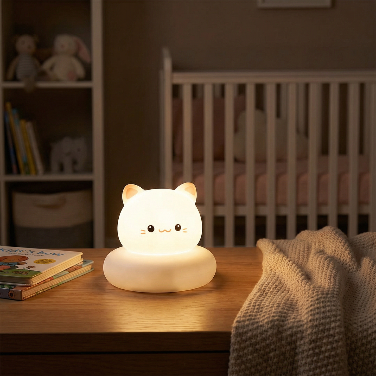 Veilleuse Animaux LED Enfant Chat