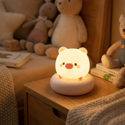 Veilleuse Animaux LED Enfant Cochon
