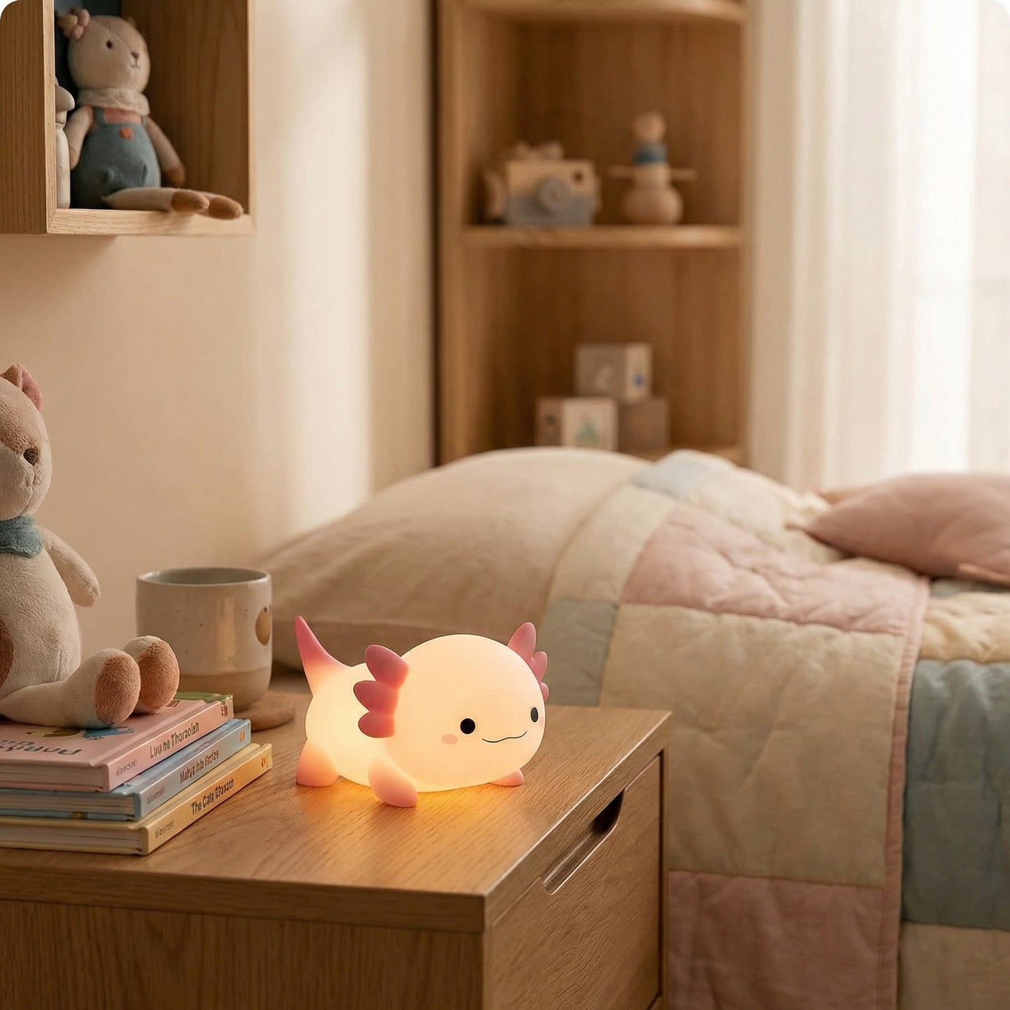 Veilleuse Axolotl Bébé pour chambre