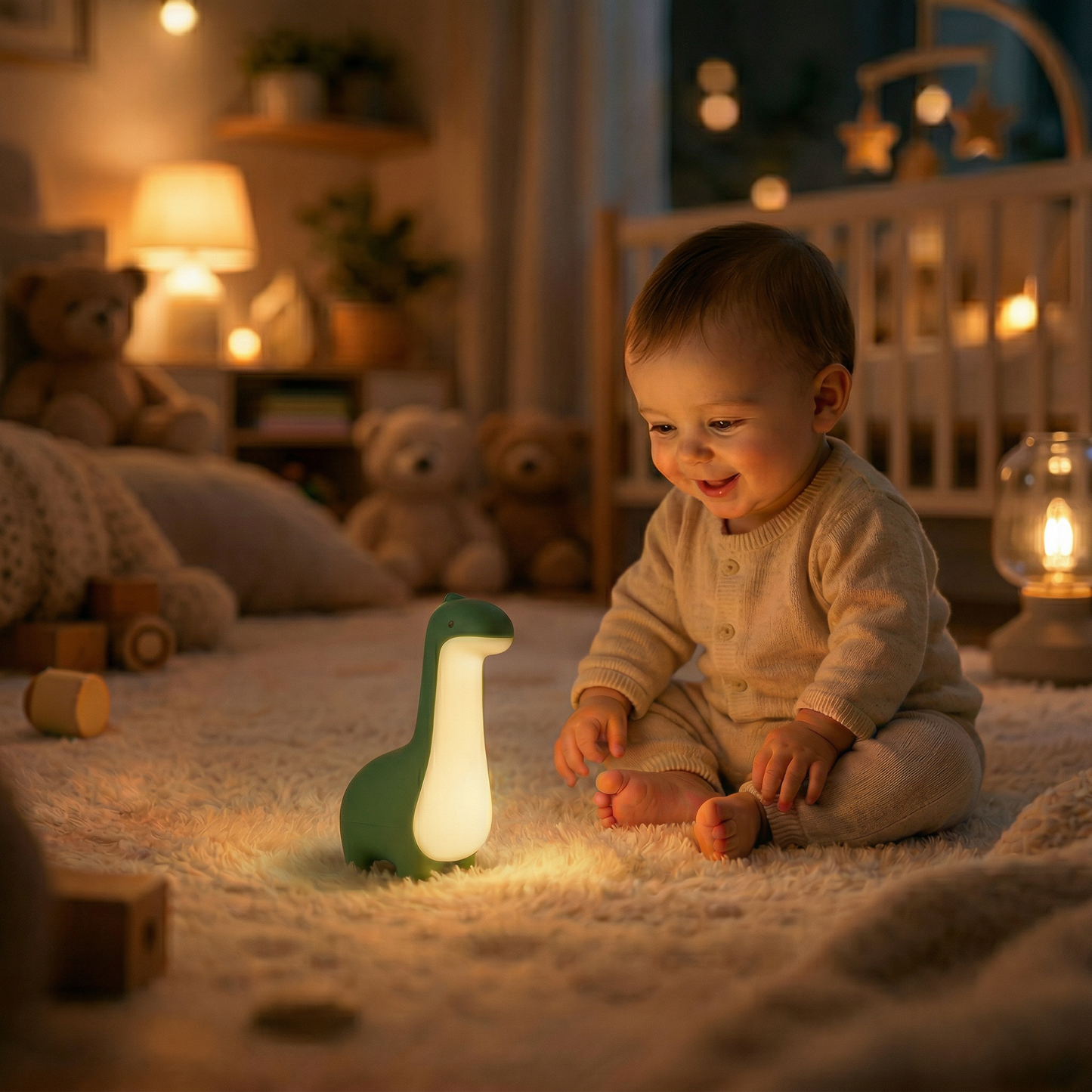Veilleuse Bébé Dinosaure Bébé | DinoGlow™