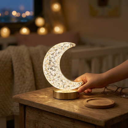 Veilleuse Cristal 3D LED | CrystalGlow