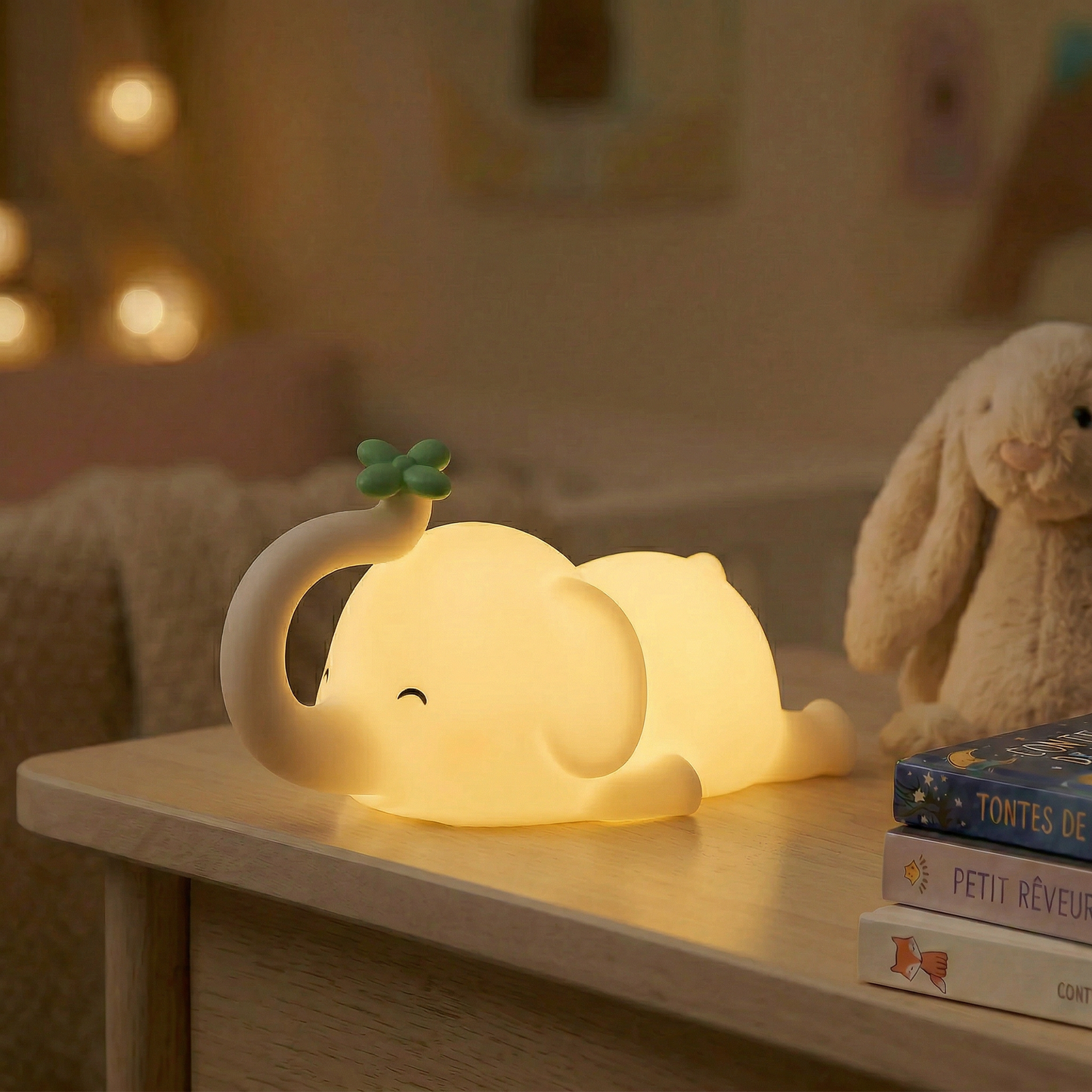 Veilleuse Éléphant Bébé