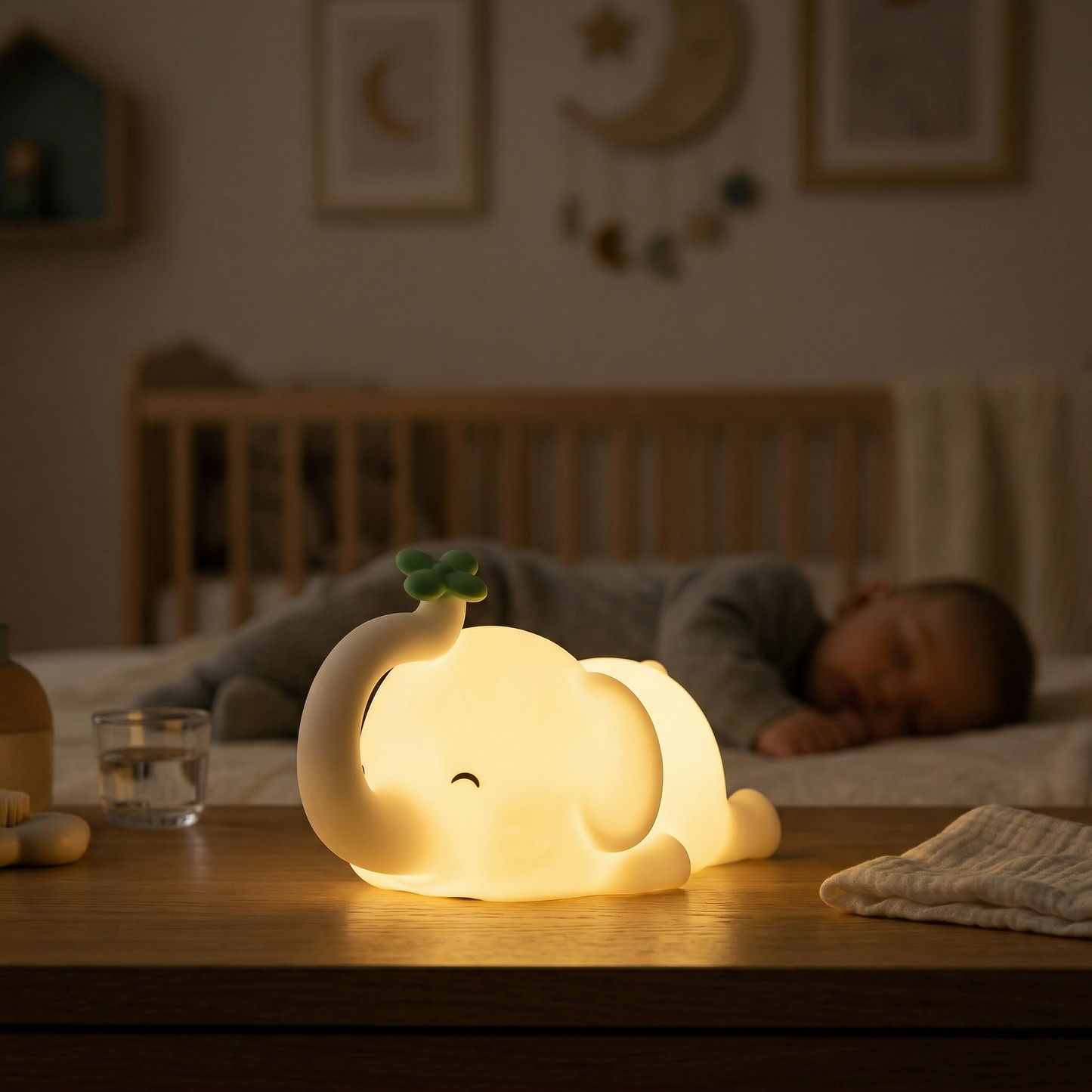 Veilleuse Éléphant Bébé