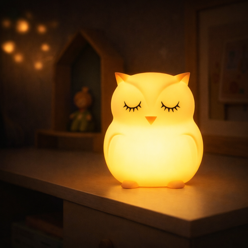 Veilleuse Hibou Bébé LED