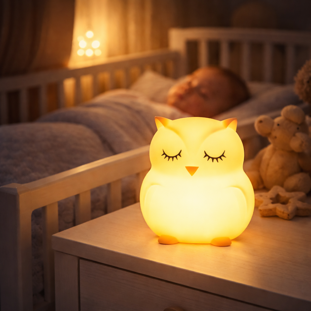Veilleuse Hibou Bébé LED