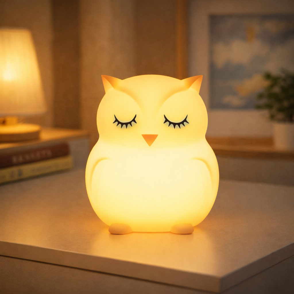 Veilleuse Hibou Bébé LED