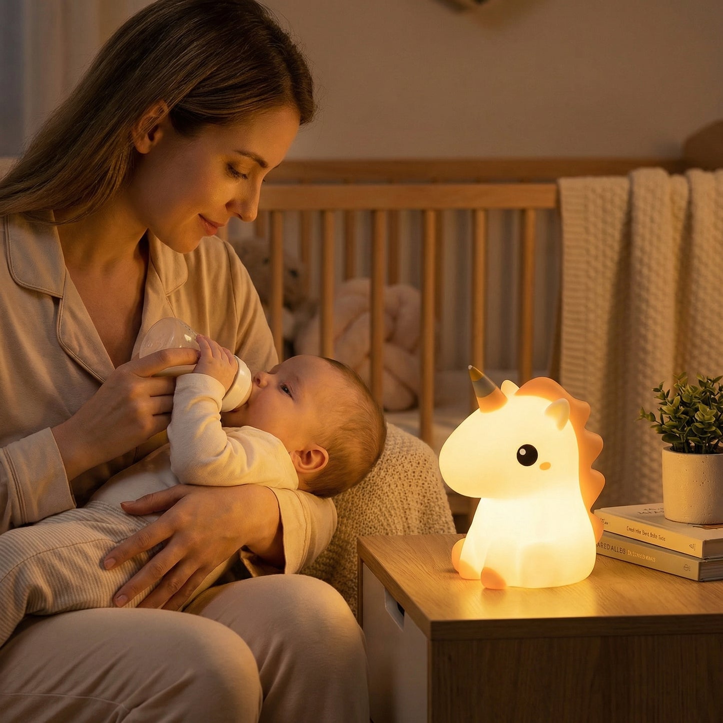 Veilleuse Licorne Bébé | UniGlow™