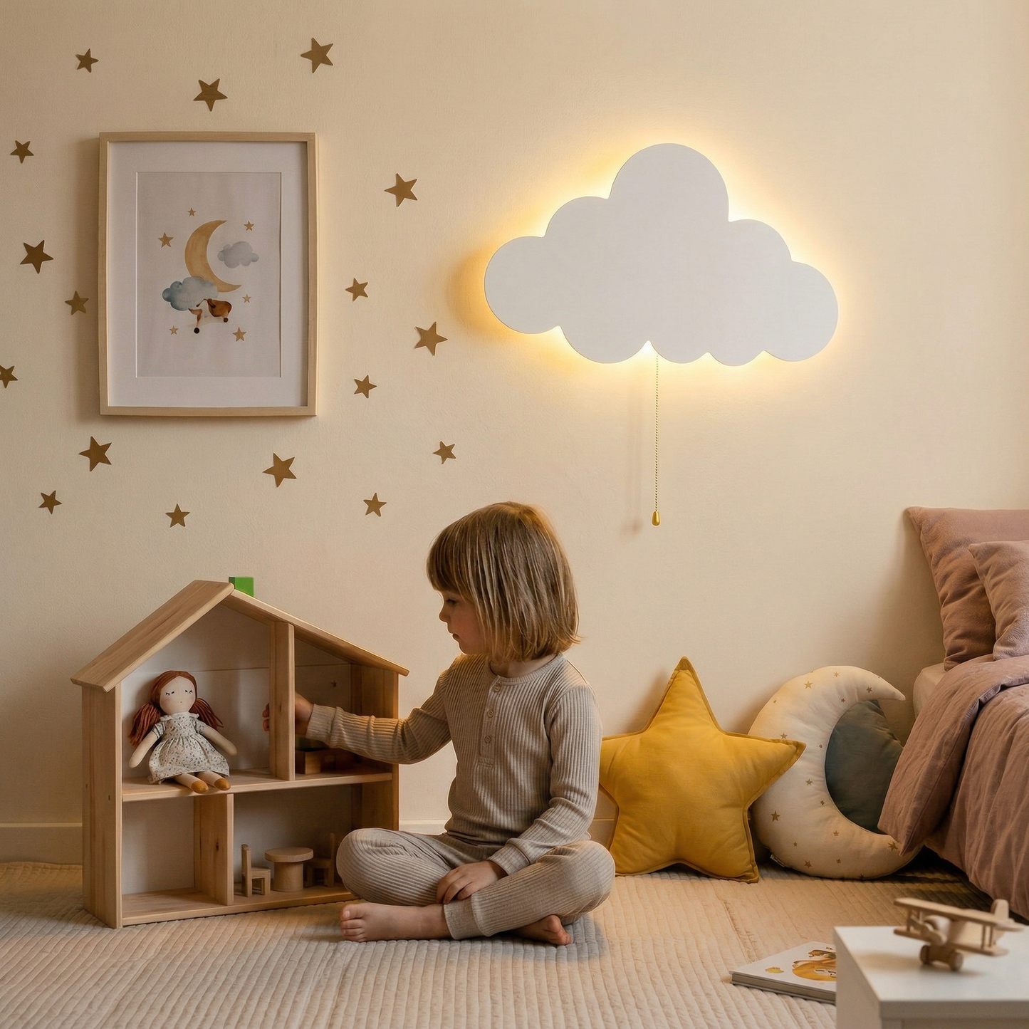 Veilleuse Nuage Murale | CloudGlow