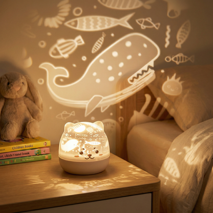 Veilleuse Ourson Projecteur Musical LED | StarBear™