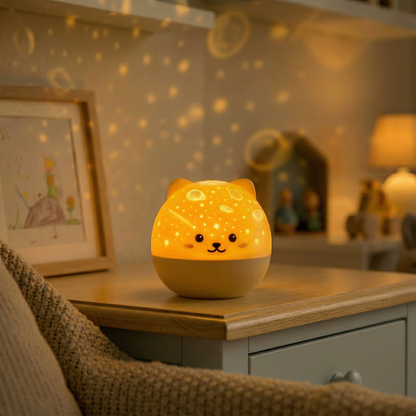 Veilleuse Ourson Projecteur Musical LED | StarBear™