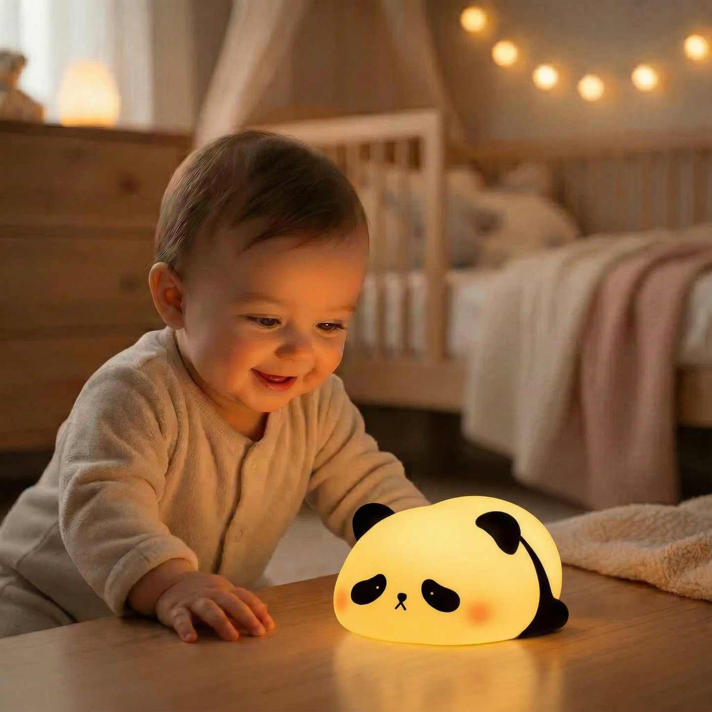 Veilleuse Panda Bébé LED | PandaGlow™