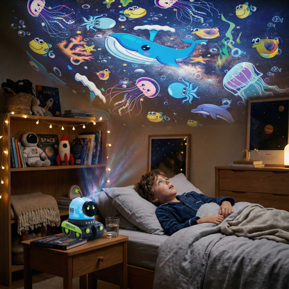 Veilleuse Robot Projecteur | StarBot