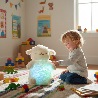 Peluche Veilleuse Mouton Bébé LED