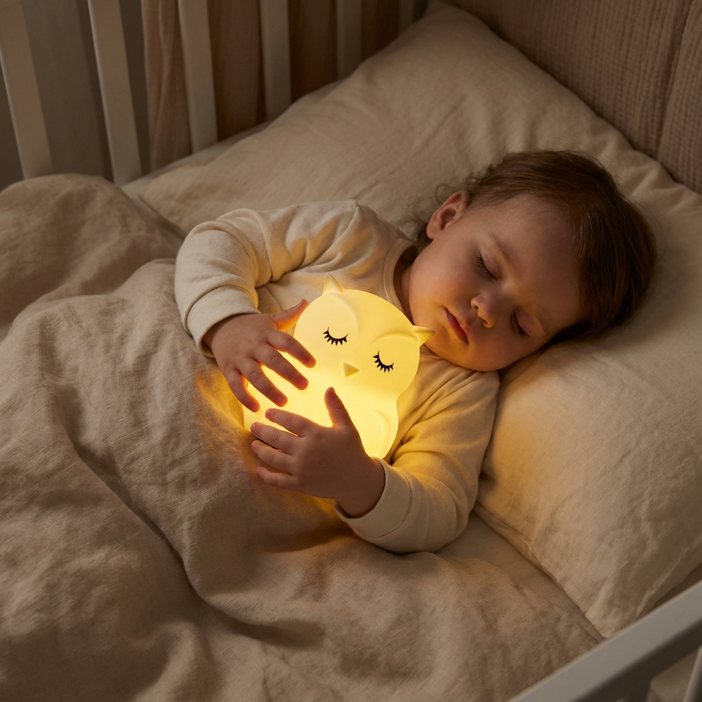 Veilleuse Hibou Bébé LED