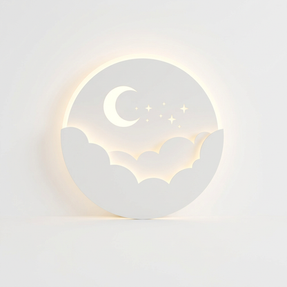 Lampe Murale Nuage, Lune & Étoiles