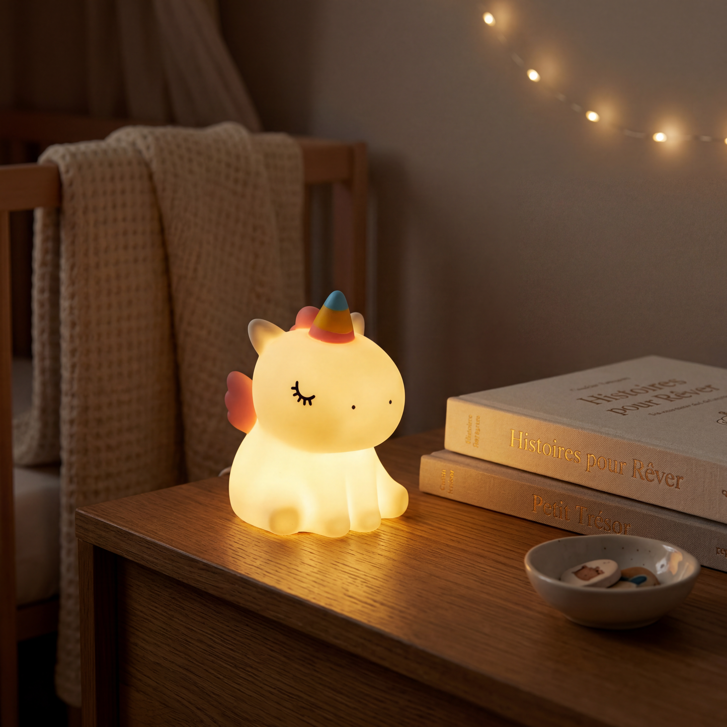 Veilleuse Licorne Bébé | UniGlow™